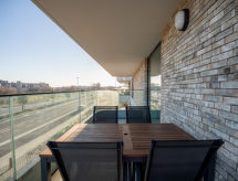 Ferienwohnung One with terrace and dune view