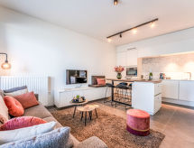Licht appartement met balkon aan de Oostendse Oosteroever - thumbnail 3