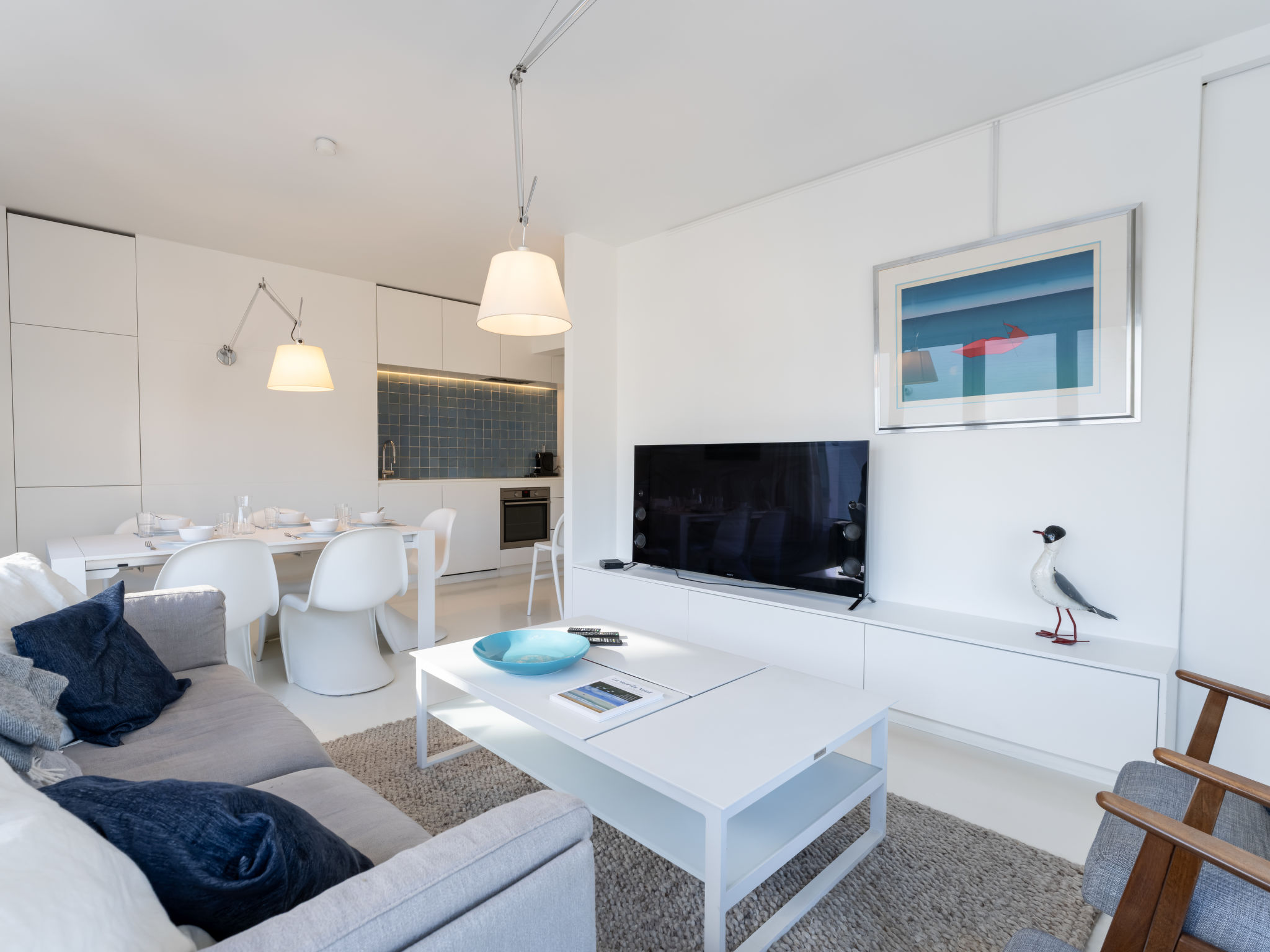 Blanc Rivage with garage-Dedans