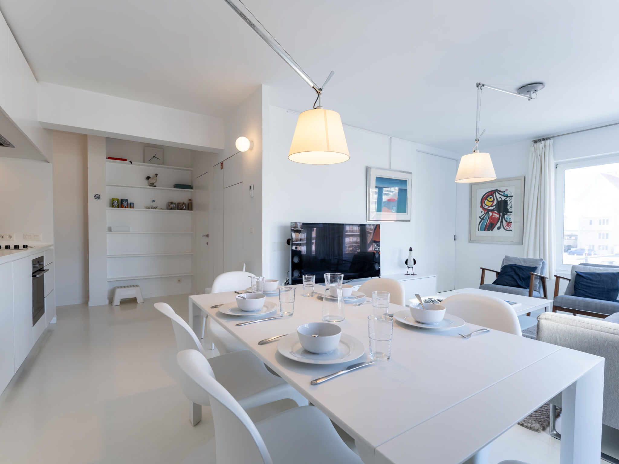 Blanc Rivage with garage-Dedans
