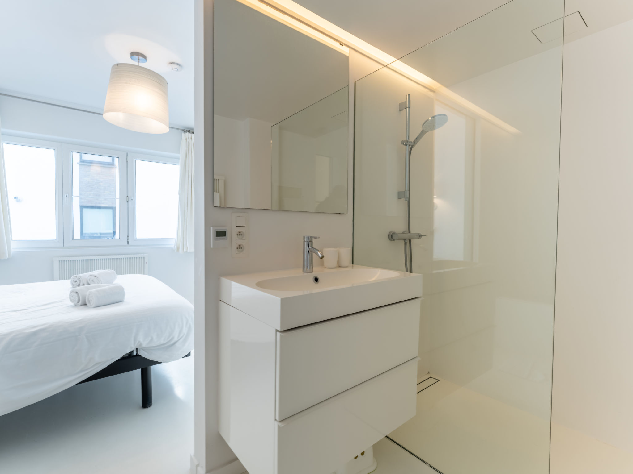 Blanc Rivage with garage-Dedans