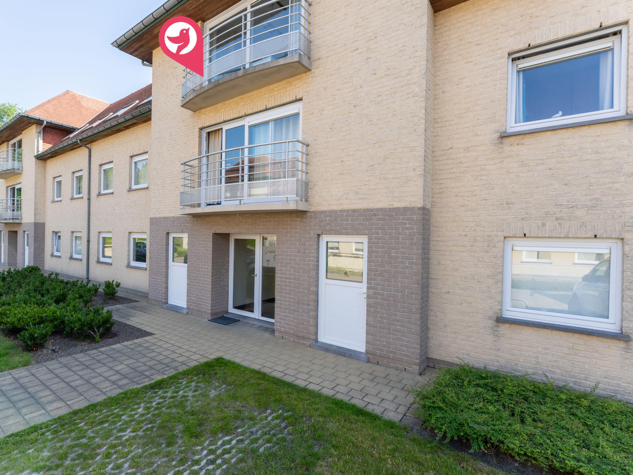 Green Garden 203 with balcony & parking - Dehors
