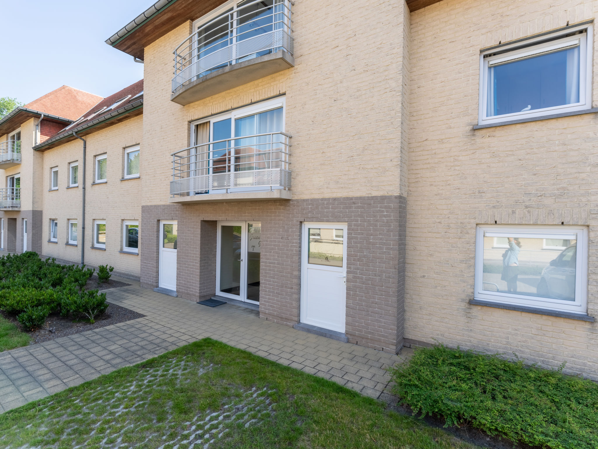 Green Garden 203 with balcony & parking - Dehors