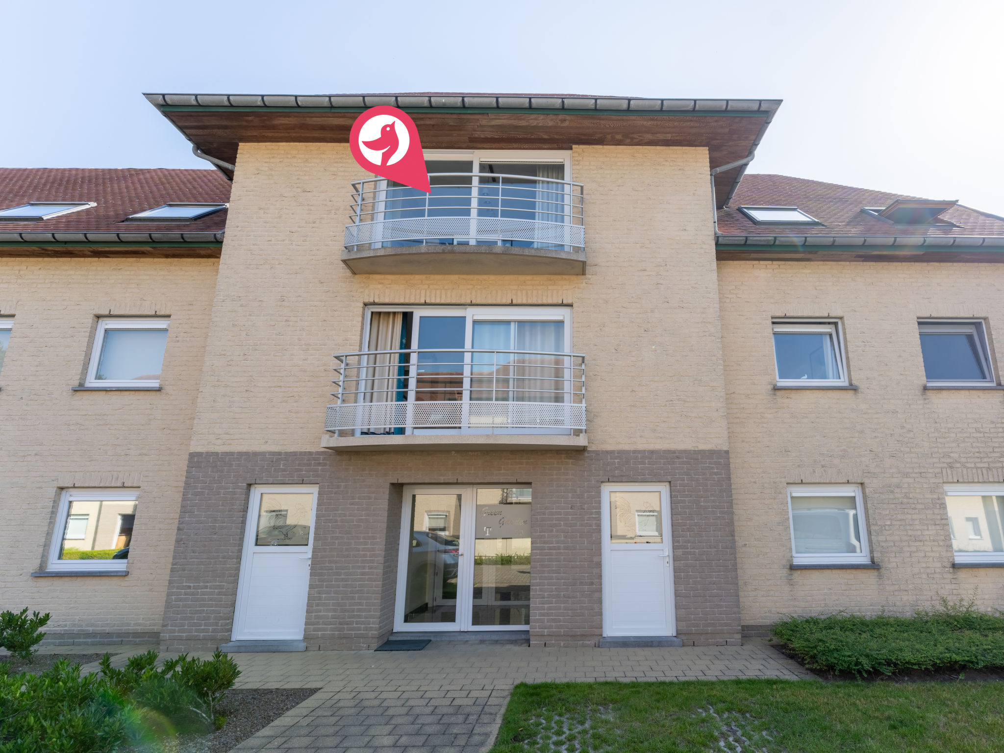 Green Garden 203 with balcony & parking - Dehors