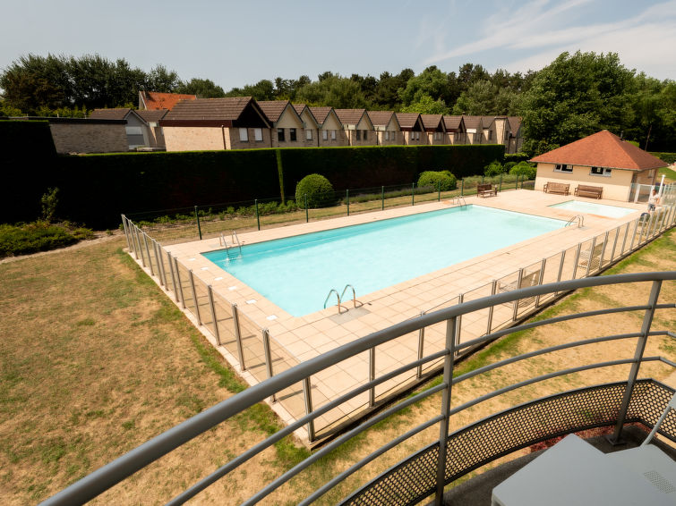 4-persoons appartement in De Haan met uitzicht op het zwembad in De Haan