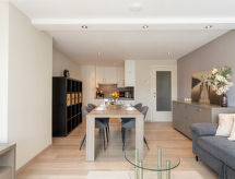 Licht appartement voor 4 in centrum De Haan, vlakbij zee en golf - thumbnail 1