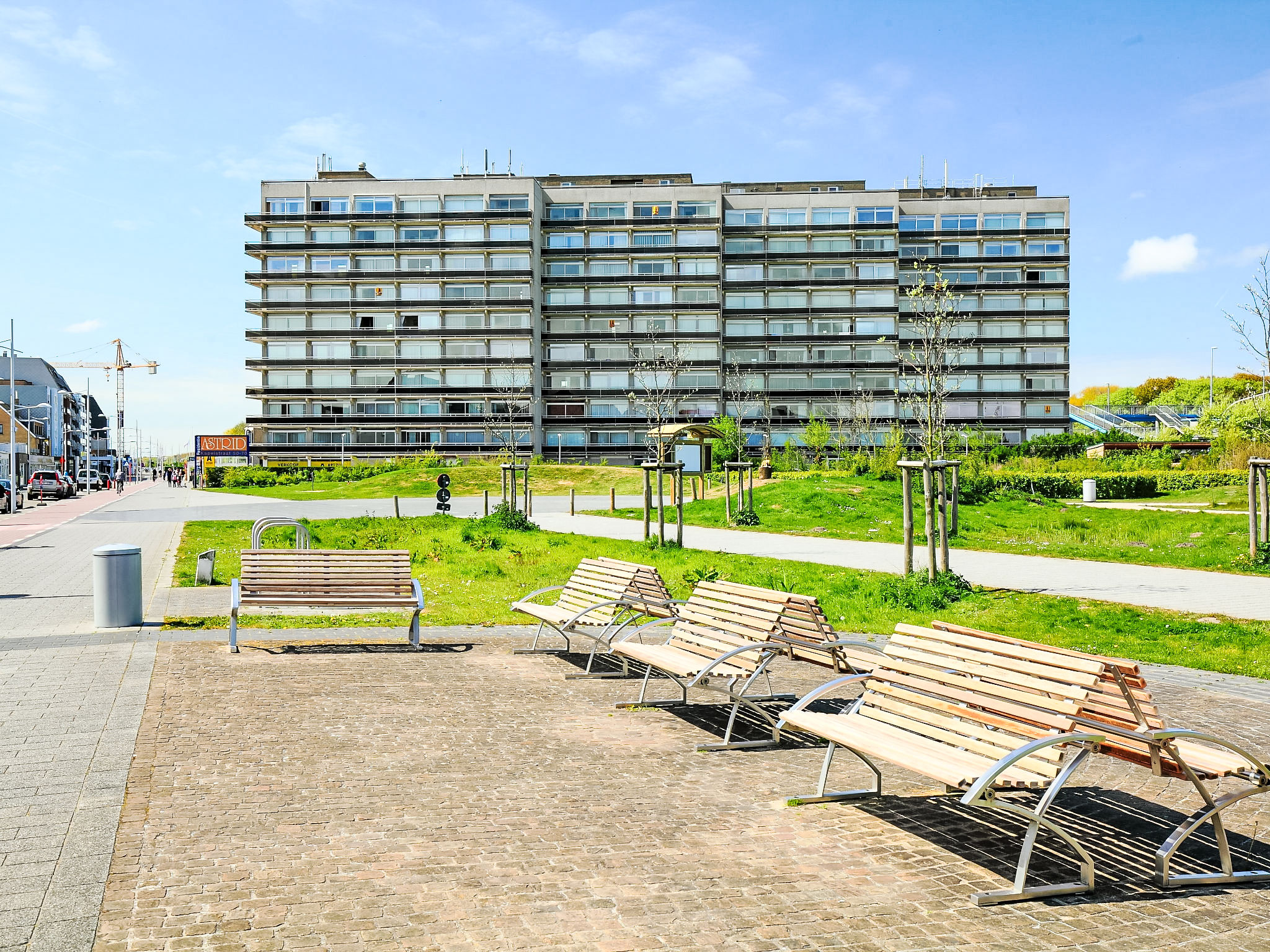 Astrid with parking and seaview - Buiten