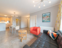 Aan het strand: modern 4-persoons appartement in Bredene - thumbnail 1