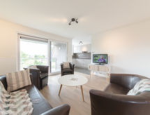 Op 600 m van zee: 4-persoons appartement in Bredene - thumbnail 1
