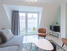 Licht appartement in Bredene, op 500 meter van strand en zee - thumbnail 4