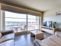 Aan zee: 4-persoons appartement met balkon in De Panne - thumbnail 2