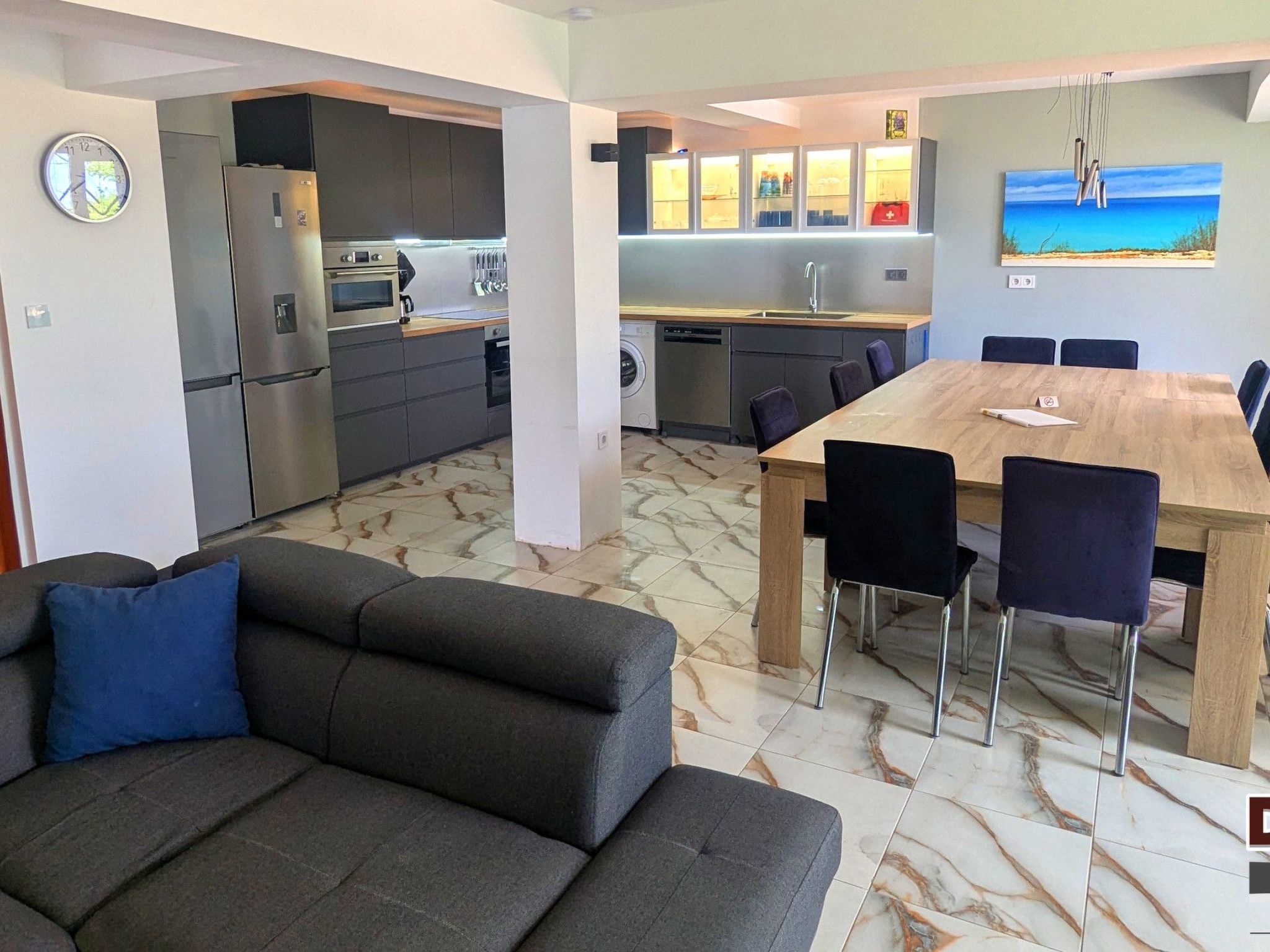 Familienvilla "Dionysus" mit Pool und Meerblick-Binnen