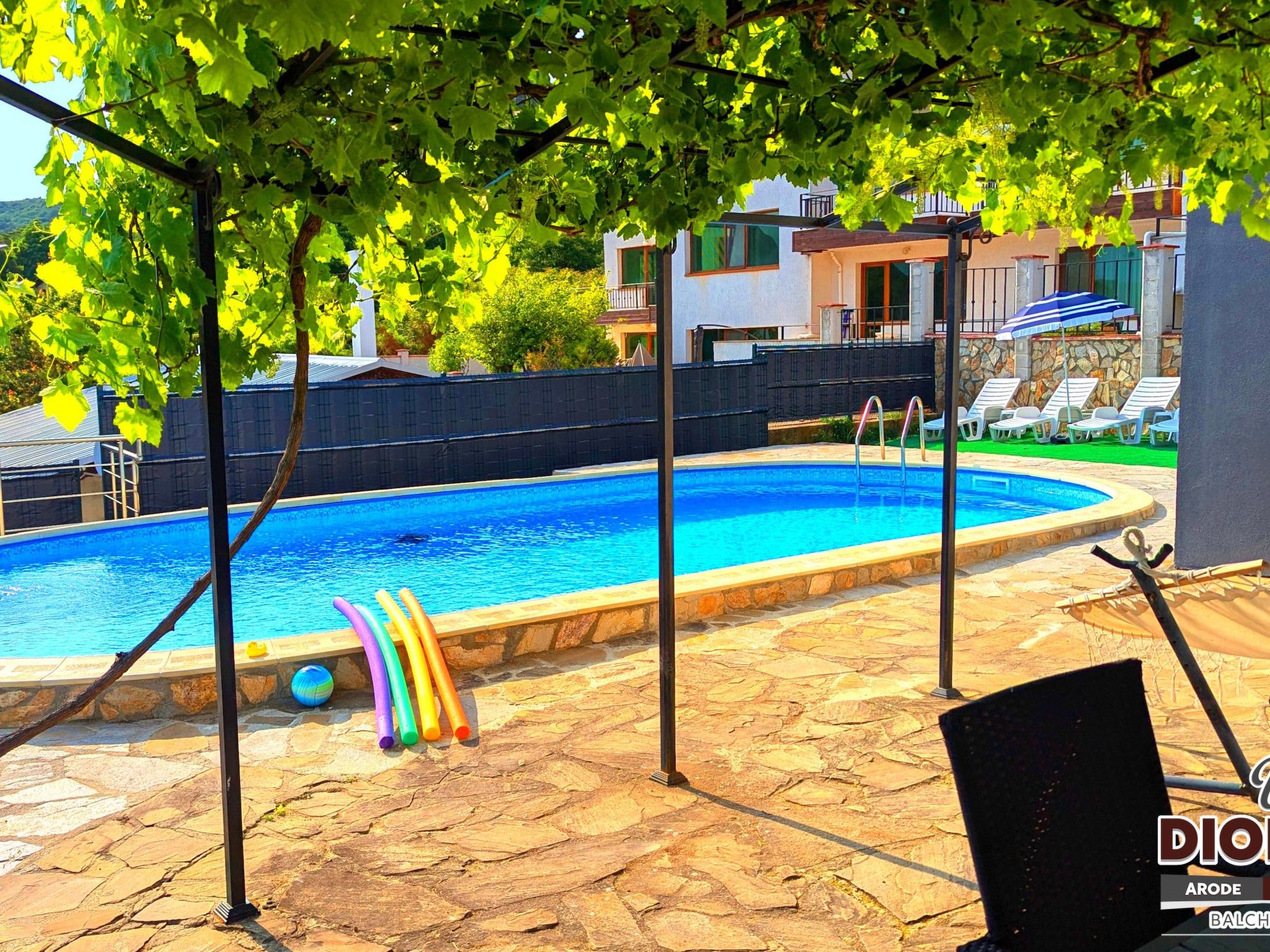 Familienvilla 'Dionysus' mit Pool und Meerblick