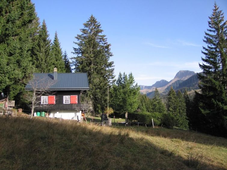Bergzicht en rust in vakantiehuis Maiensäss Romantica, Les Paccots