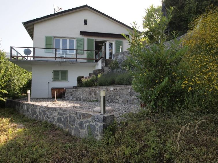 Aan de piste: Ruim vakantiehuis met bergzicht in Montreux