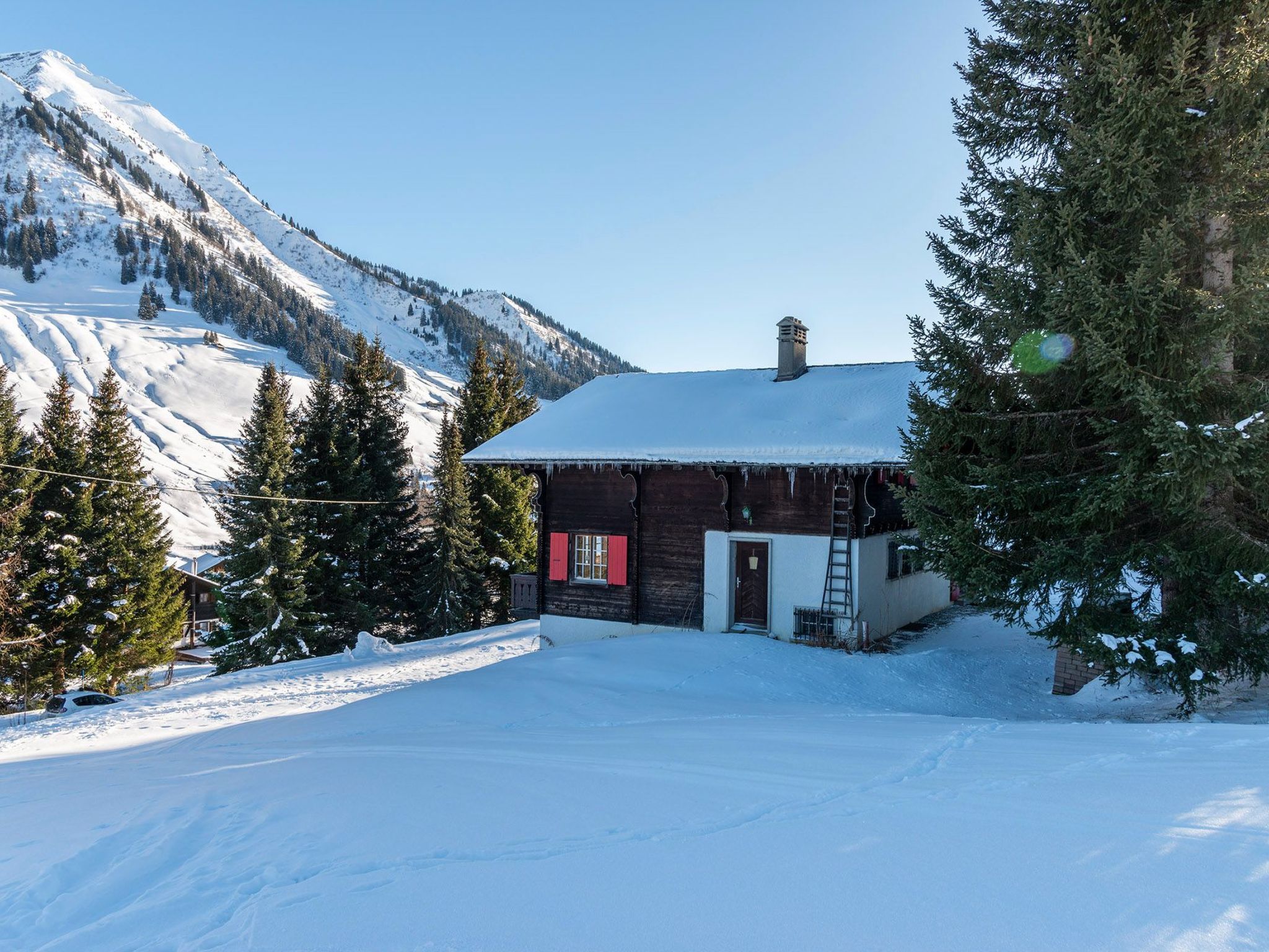 Chalet La Bürsch, (Les Mosses), - Draußen