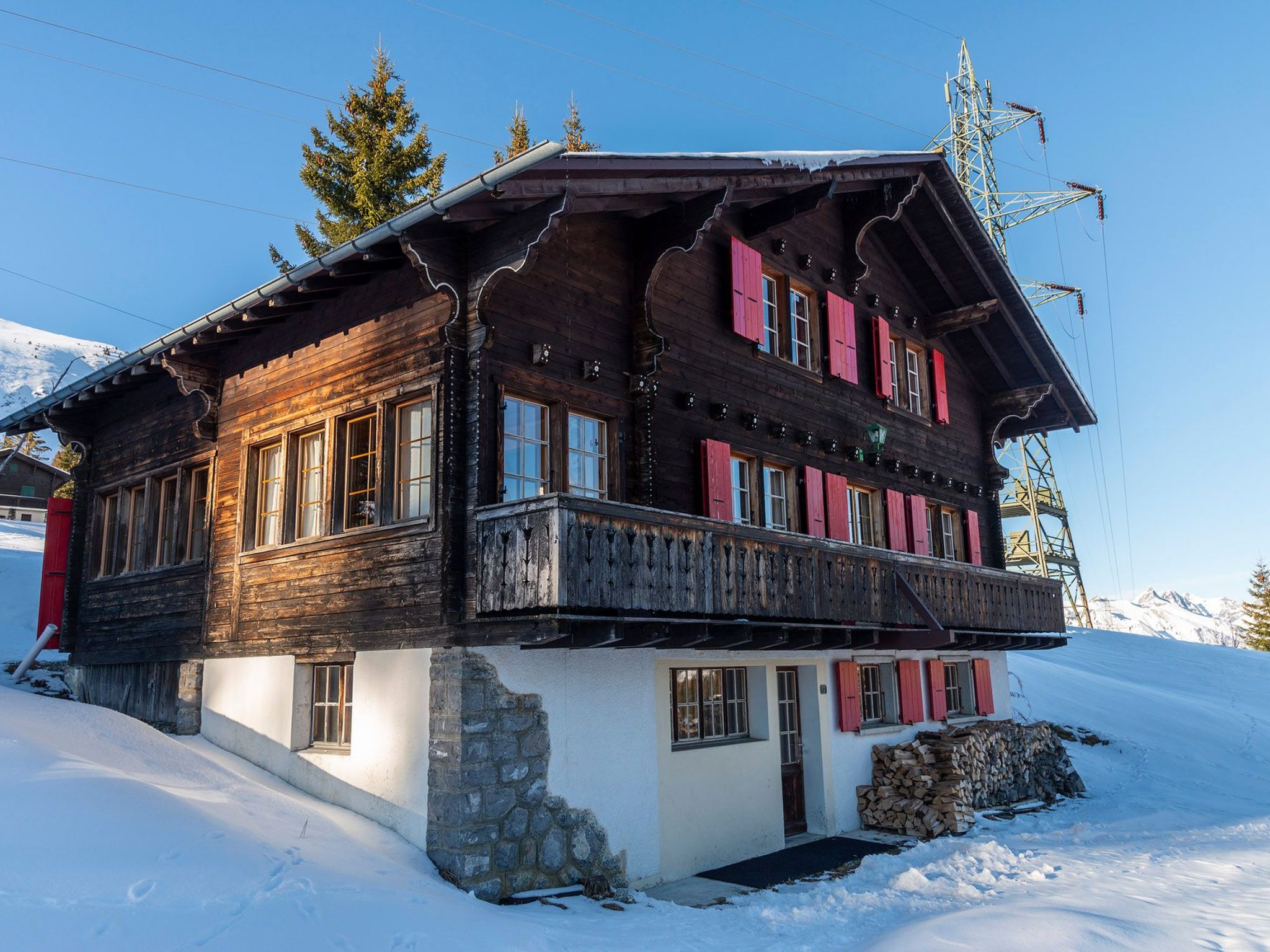 Chalet La Bürsch, (Les Mosses), - Draußen