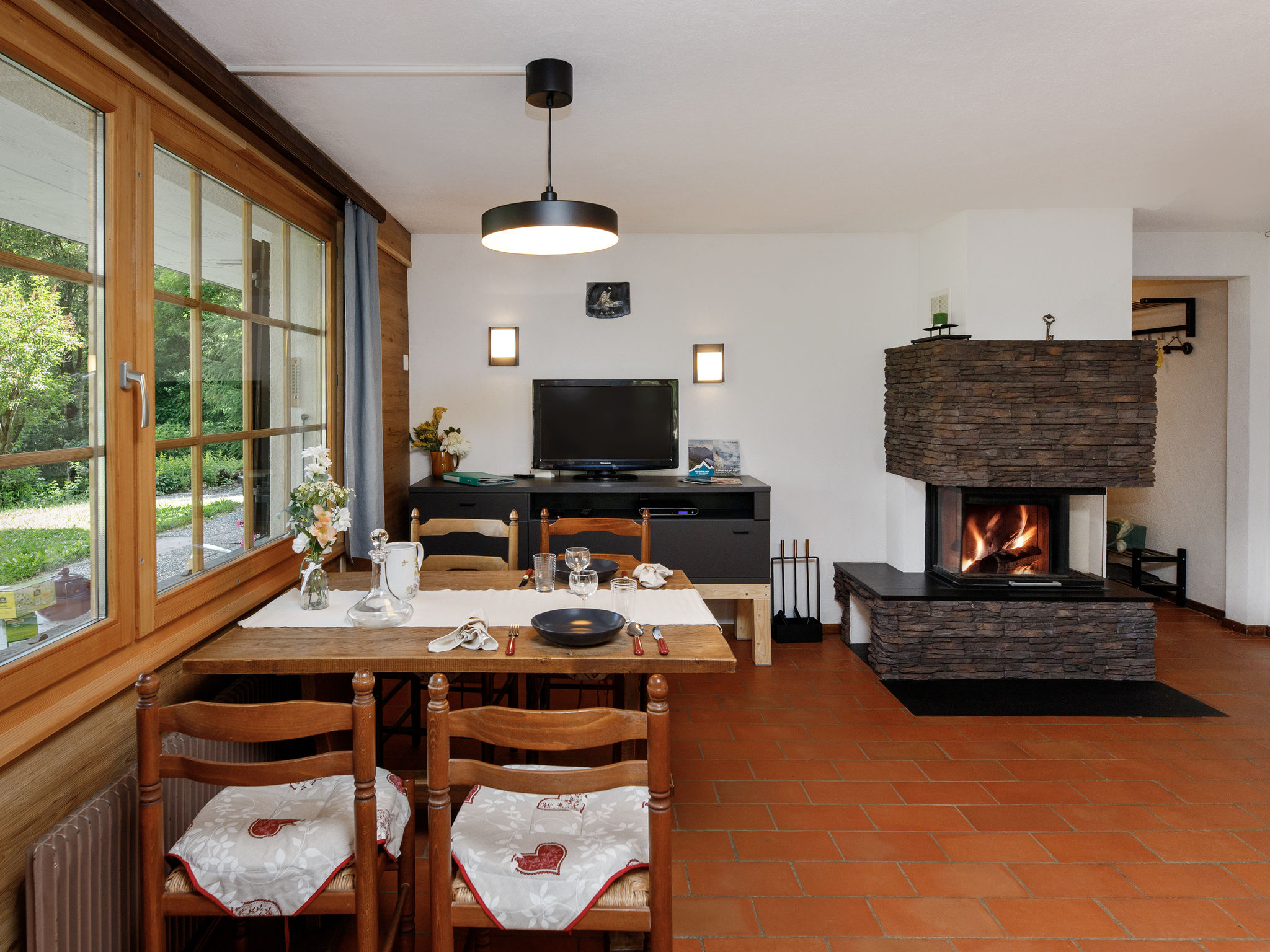 Chalet l'Aube - Binnen