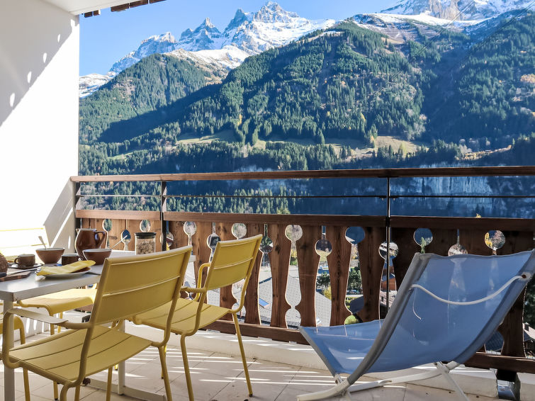 Prachtig bergzicht in appartement Neige et Soleil in Champéry in Champery