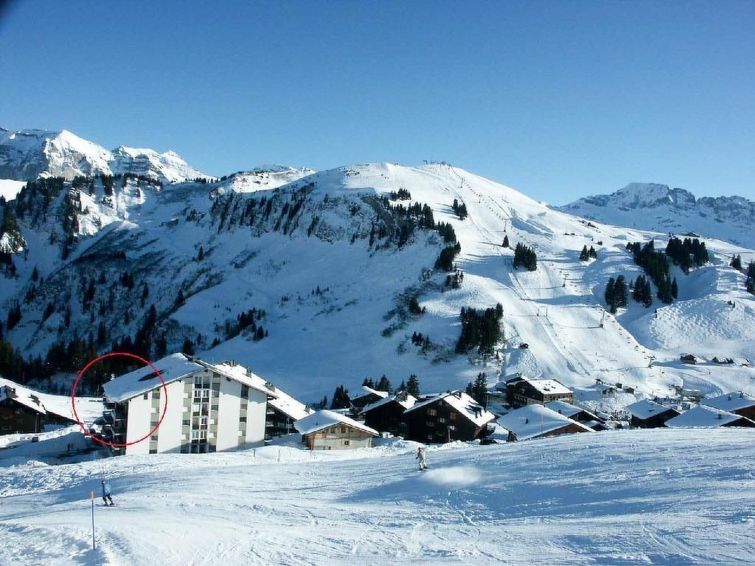 3 Zi FeWo App 23. Le Miroi an Skipiste in Les Crosets