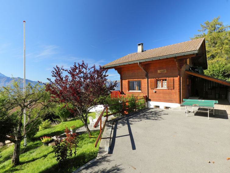 Op 300m van de piste: Ruim chalet Zan-Fleuron in Gryon in Gryon