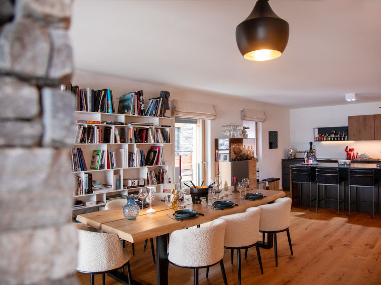 Appartement met open haard en bergzicht in Villars · 6 pers.