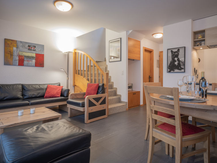 Op 1,5 km van de piste: Appartement met sauna en whirlpool in Ovronnaz · 4 pers. in Ovronnaz