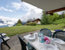 Bergzicht en wellness in appartement Fénestral R01 in Ovronnaz - thumbnail 5