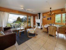 Bergzicht en wellness in appartement Fénestral R01 in Ovronnaz - thumbnail 2