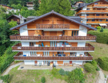 Zonnig appartement in Ovronnaz met uitzicht en nabij skipiste - thumbnail 1
