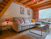 Op 1,2 km van de piste: Modern appartement met wellness in Ovronnaz - thumbnail 1