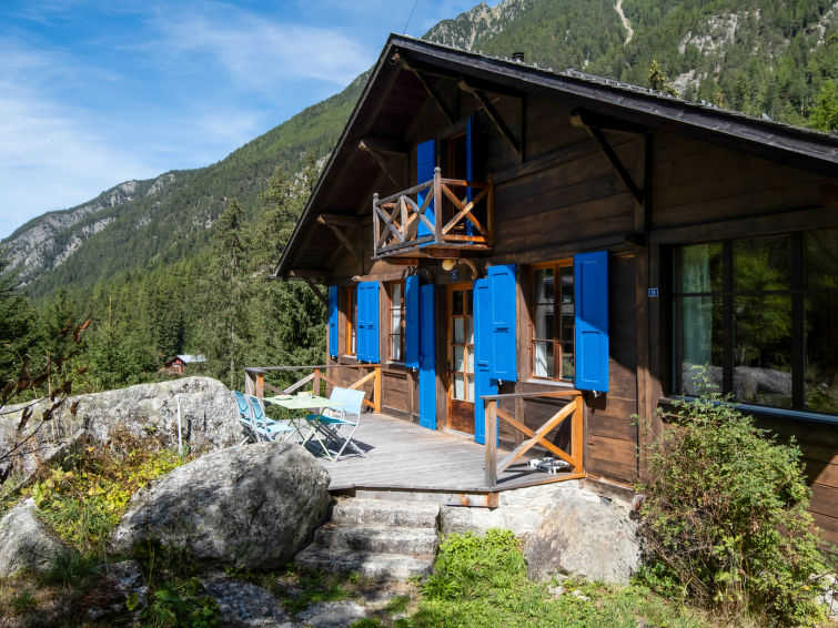 Prachtig bergzicht bij rustiek chalet Dufaux in Champex in Champex