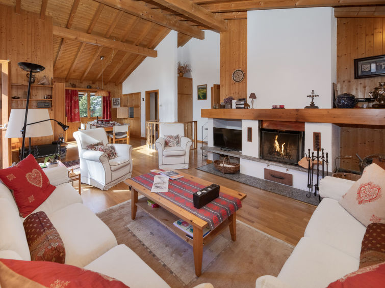 Bergzicht en rust in chalet Veni, Vidi, Mansi in Champex in Champex