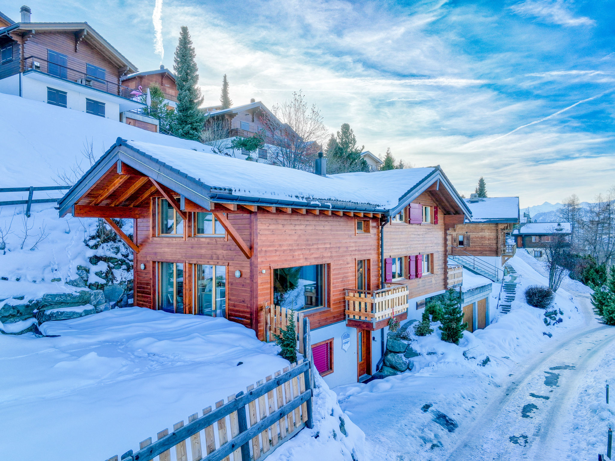 Chalet La Balance 8 – Vue aérienne, photo 7 sur 64