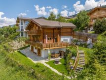 Chalet Le Papillon: Ruim chalet met sauna direct aan de piste in Nendaz - thumbnail 1