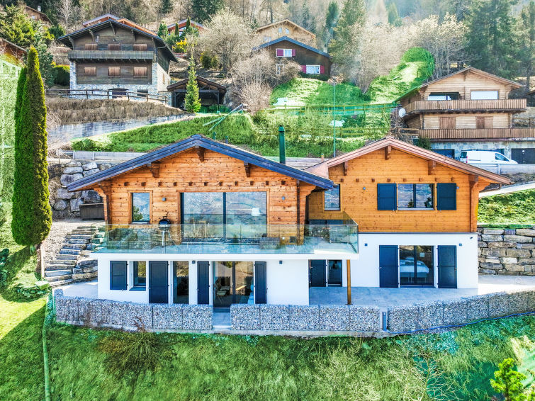 Op 1,0 km van de piste: Ruim chalet Nous Deux in Nendaz in Nendaz