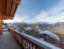 Chalet Ciel de Lit: Panoramisch uitzicht & sauna aan de skipiste in Nendaz - thumbnail 5