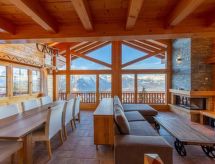 Chalet Ciel de Lit: Panoramisch uitzicht & sauna aan de skipiste in Nendaz - thumbnail 3