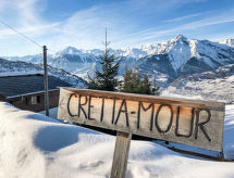 Chalet Crettamour: Ruim vrijstaand chalet voor 8 personen bij de skipiste van Veysonnaz - thumbnail 6
