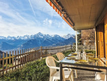 La Meinaz: Centraal appartement in Veysonnaz met open haard, 650m van de piste - thumbnail 1