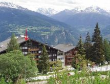 Ski-in Wohnung in Anzere mit Parkplatz
