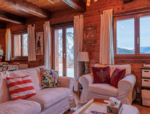 Vrijstaand chalet Mayen du Rudet: 6 pers., zonnig & rustig in Erde, Wallis - thumbnail 2