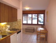 Knusse studio voor 3 direct aan de skipiste in Thyon-Les Collons - thumbnail 6