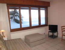 Knusse studio voor 3 direct aan de skipiste in Thyon-Les Collons - thumbnail 2