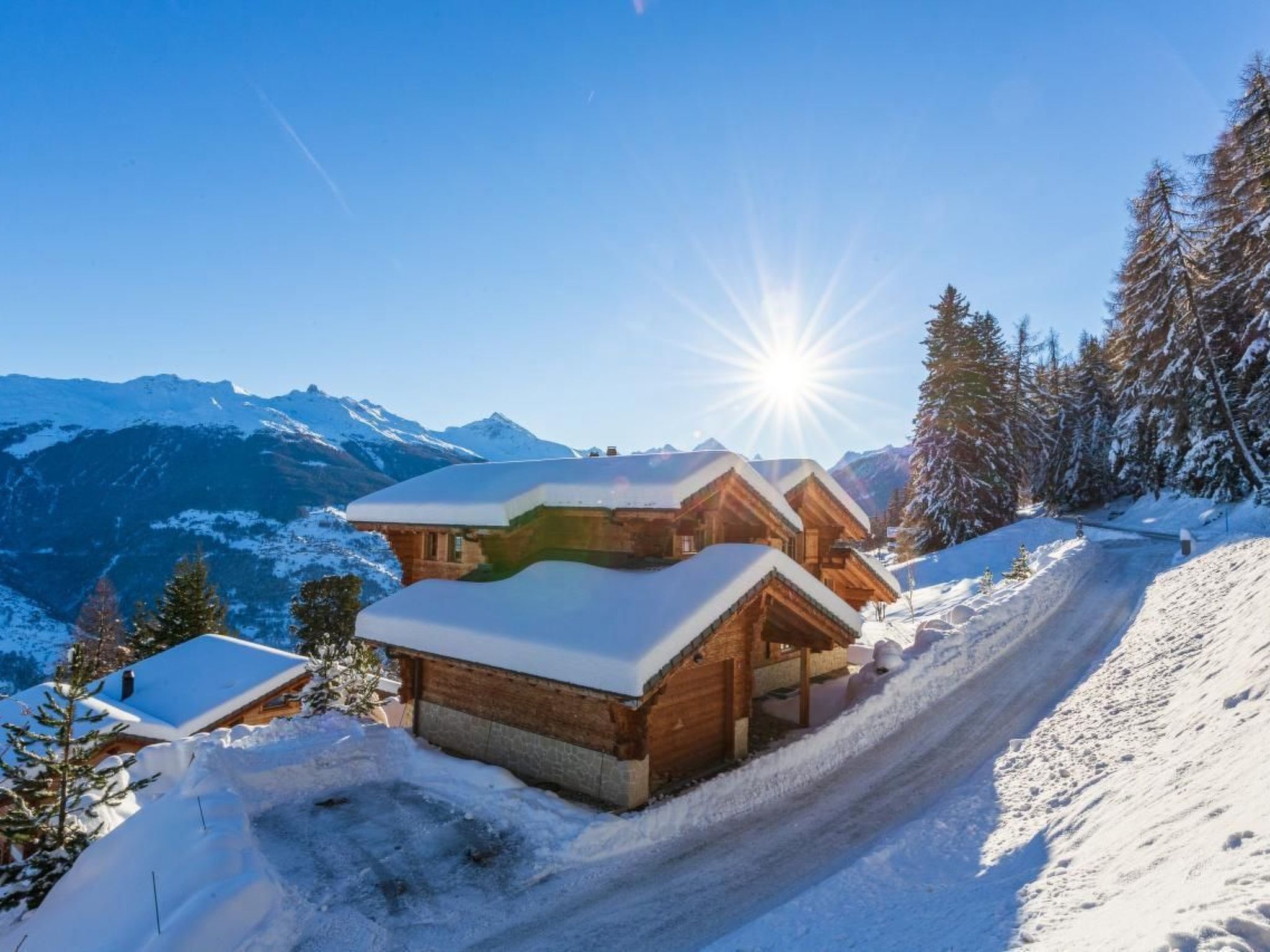 Luxuriöses Chalet mit privatem Spa und großem Panorama