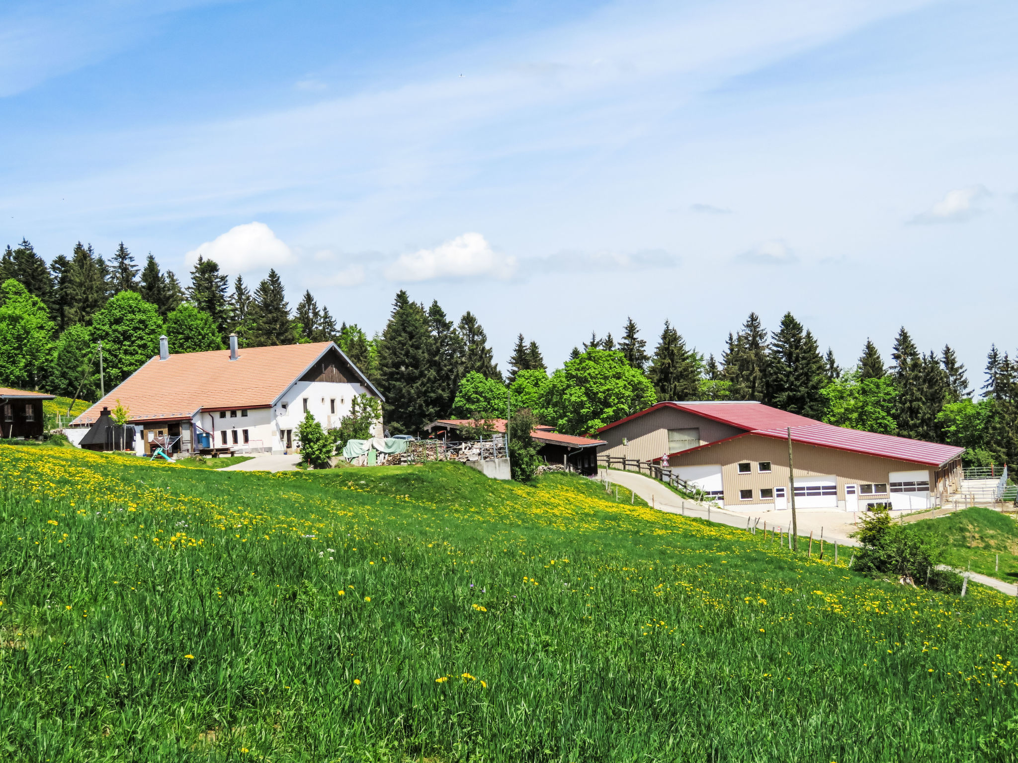 La ferme du sommet de Pouillerel - Buiten