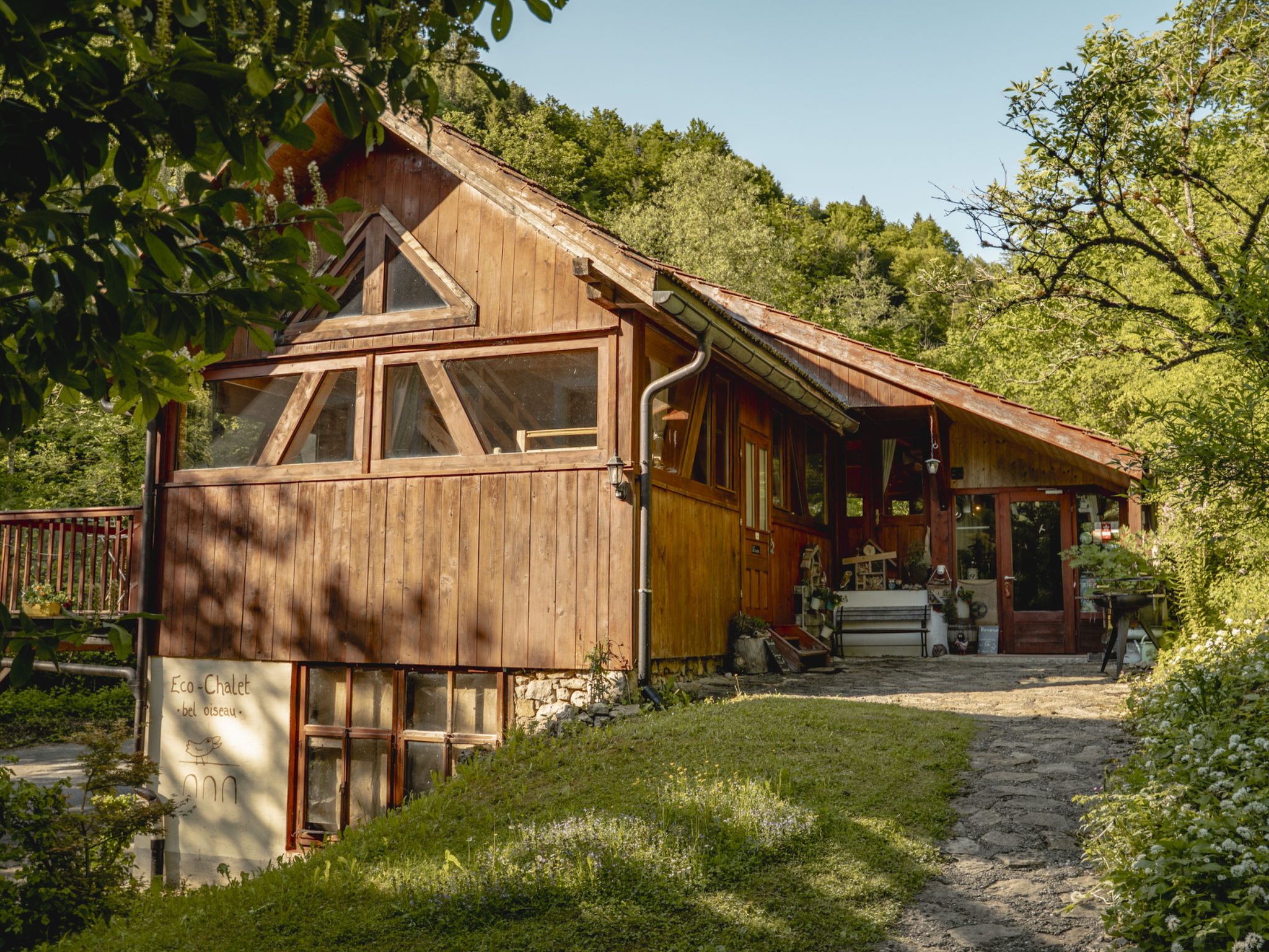 Eco-chalet Bel Oiseau, (St-Ursanne), - Outside