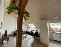 Authentiek dakkamer appartement in Porrentruy met bergzicht - thumbnail 2