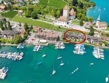 Vakantie aan het Meer van Thun: 2.5-kamer flat met spectaculair uitzicht in Spiez - thumbnail 1