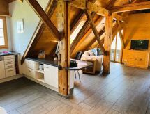 Rustiek appartement aan het meer van Thun met uitzicht op de bergen - thumbnail 5